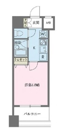 八丁堀駅 徒歩5分 4階の物件間取画像